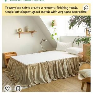 King Linen Bedskirt